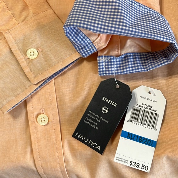 New Nautica Button Down Shirt - Picture 4 of 5